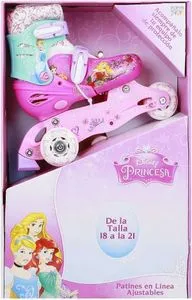Oferta de Patines De Linea Ajustables para Niña Disney Princesas por $1219 en Julio Cepeda Jugueterías