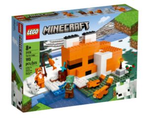 Oferta de Lego Minecraft El Refugio Zorro por $599 en Julio Cepeda Jugueterías