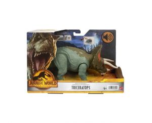 Oferta de Jurassic World Triceratops Azul Dinosaurio Ruge Y Ataca por $341.4 en Julio Cepeda Jugueterías