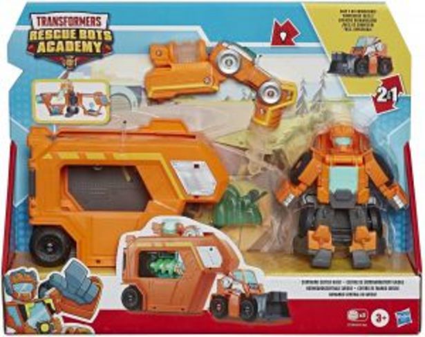 Oferta de Transformers Playskool Heroes Rescue Bots Academy por $545.3