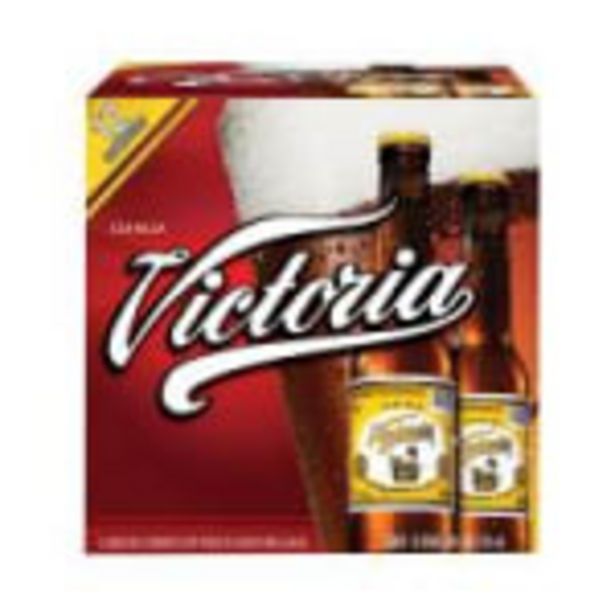 Oferta de Cerveza oscura Victoria 12 botellas de 210 ml c/u por $114