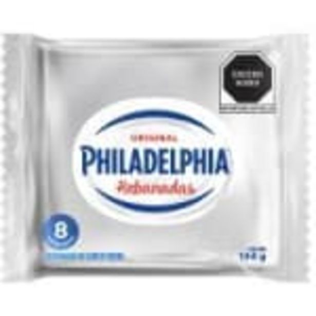 Oferta de Queso crema Philadelphia original en rebanadas 144 g por $24.5