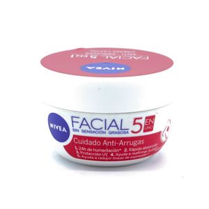 Oferta de Nivea Anti-Arrugas Crema Facial con 500 mL por $54 en Farmacias de Apoyo