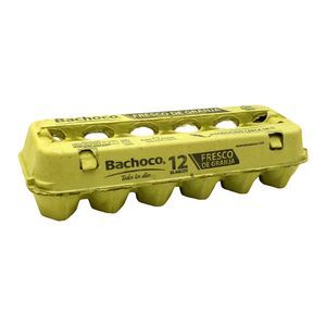Oferta de Huevo blanco Bachoco 12 pz por $40.6 en La gran bodega