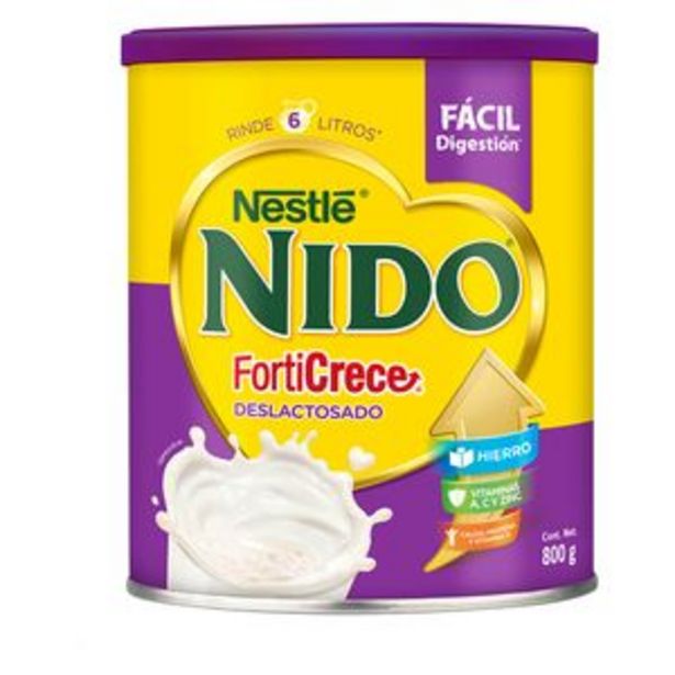 Oferta de Nido producto lacteo polvo deslactosada 800 gr por $102.2