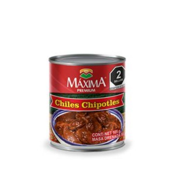 Oferta de Chipotles adobados MAXIMA 105 gr por $10