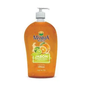 Oferta de Jabon liquido Maxima antibacterial para manos citricos 1000 ml por $41.9 en La gran bodega
