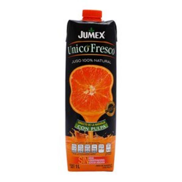 Oferta de Jumex unico fresco naranja con pulpa 1 lt por $32.1