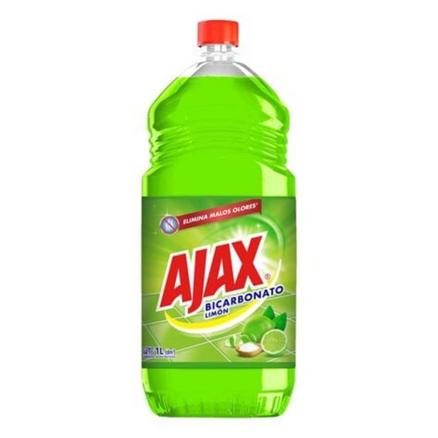 Oferta de Limpiador Líquido Ajax Bicarbonato 1 lt por $28.9