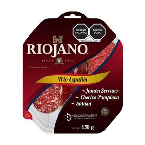 Oferta de Trío español Riojano 150 g por $114.9 en Soriana Híper