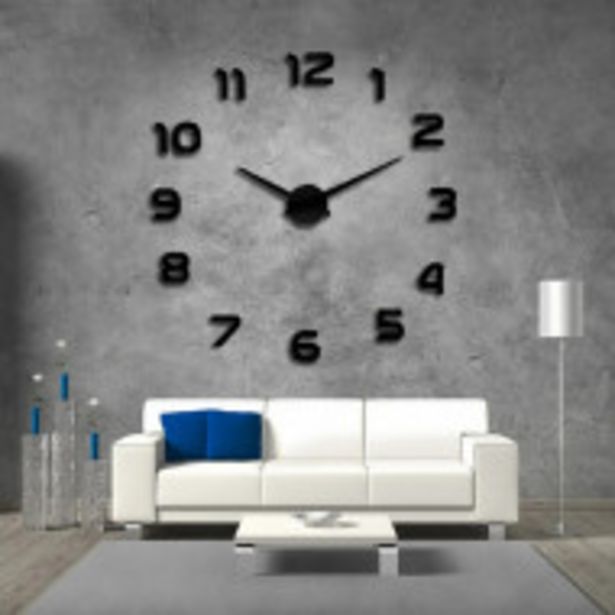 Oferta de Acrílico 3d Diy Cuarzo Reloj De Pared Moderno Sala De Estar. por $1239