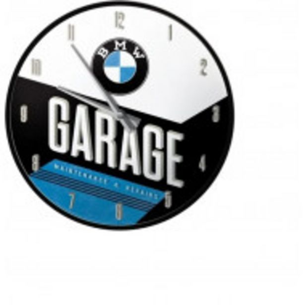 Oferta de RELOJ DE PARED BMW GARAGE por $1069