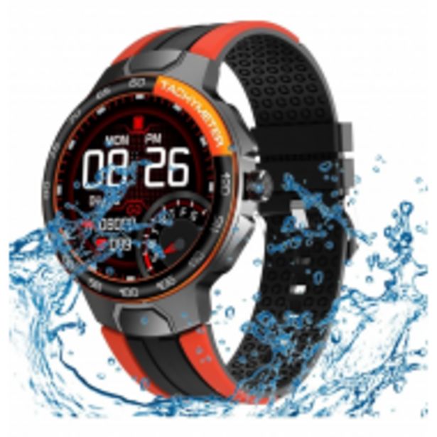 Oferta de Reloj Inteligente Con Bluetooth,1.3'' Pulsera Deportiva Ip68 Naranja por $1509