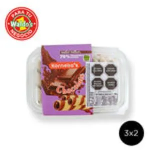 Oferta de Wafer Galleta Barquillo de Chocolate, 200g ¡3 x 2! por $49.98 en Waldos