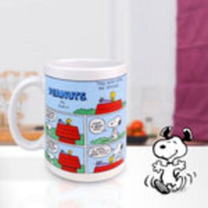 Oferta de Taza de cerámica Snoopy Historieta Peanuts 325ml por $14.99 en Waldos