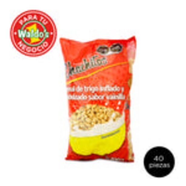 Oferta de Cereal Chachitos Trigo Inflado Vainilla 200Gr (40 Piezas) por $359.99 en Waldos