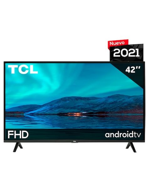 Oferta de Pantalla TCL LED Smart TV de 42 Pulgadas Full HD 42A342 con Android TV por $7713