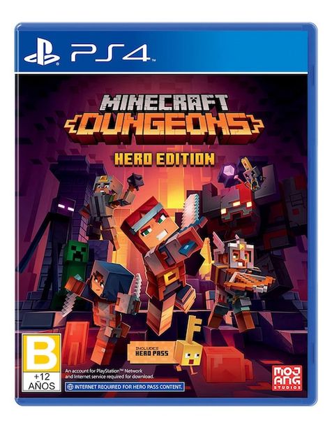 Oferta de Minecraft Dungeons Edici&oacute;n Hero para PlayStation 4 f&iacute;sico por $719.1