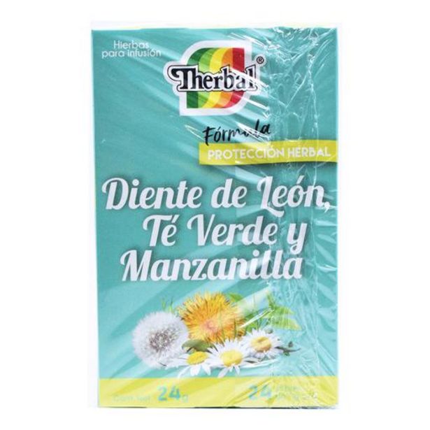 Oferta de Diente De Leon Te Verde Y Manzanilla 24 Sob por $29.32