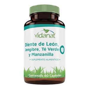 Oferta de Diente De Leon Jengibre Te Verde Manzanilla 60 Cap por $94.5 en Súper Naturista