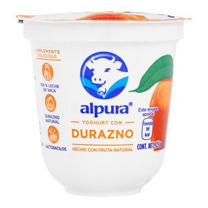 Oferta de Yoghurt Alpura Durazno 125 G - Alpura por $6.2 en Surti Tienda