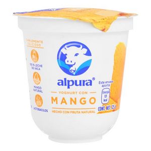 Oferta de Yoghurt Alpura Mango 125 G - Alpura por $6.2 en Surti Tienda