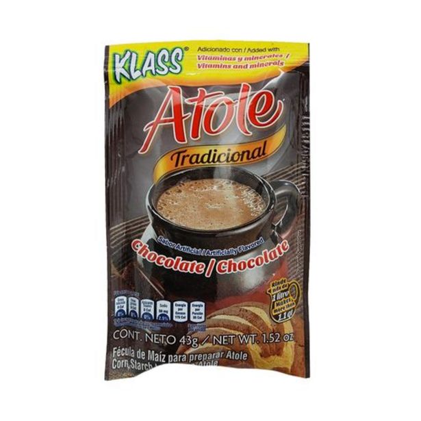 Oferta de Atole Klass Chocolate 45grs - Klass por $4.9 en Surti Tienda