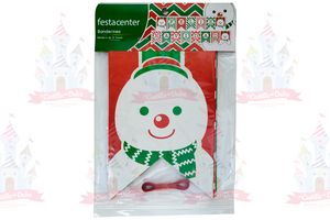 Oferta de BANDERIN DECORATIVO MUECO DE NIEVE 25/1 PZA FESTACENTER por $37.5 en El Castillo del Dulce