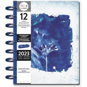 Oferta de Agenda Semanal 2023 The Happy Planner Cyanotype Froste por $240 en OfficeMax