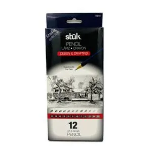 Oferta de Lápices de Dibujo Stuk 12 pzas por $72 en OfficeMax