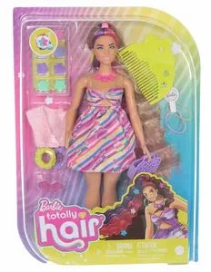 Oferta de Muñeca Barbie Totally Hair vestido de flores por $205.88 en Suburbia