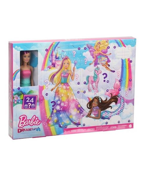 Oferta de Mu&ntilde;eca Barbie Calendario de Adviento Dreamtopia por $559