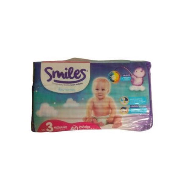 Oferta de Pañal Smiles Baby Essentials Et3 40 piezas por $125