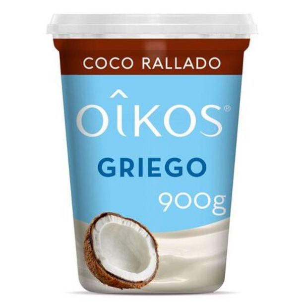 Oferta de Yoghurt Oikos Griego Con Coco Rallado 900g por $70