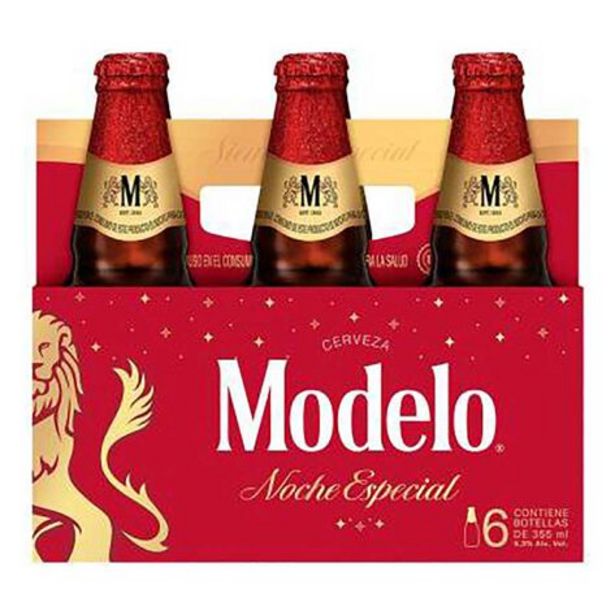Oferta de Cerveza Modelo Noche Especial Botella 6 Pack 355 ml por $85