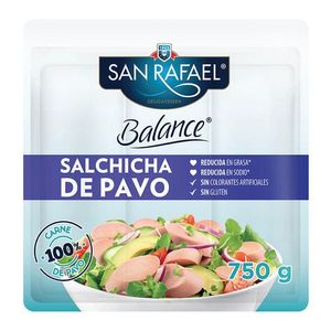 Oferta de Salchicha de Pavo San Rafael Balanace 750 Gr por $115.5 en Mega Soriana