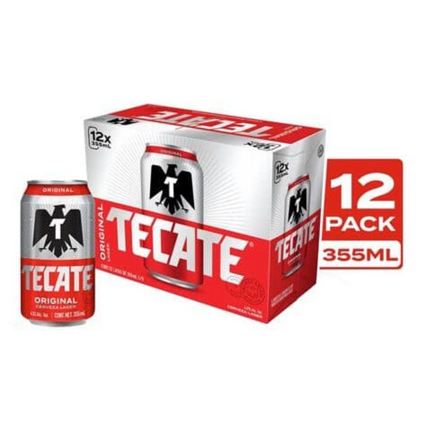 Oferta de Cerveza Tecate Original Lata 12 Pack 355 ml por $173 en Mega Soriana