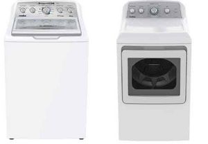 Oferta de PAQUETE MABE LAV LMA74215WBAB0 24 KG SEC SMG47N8MSBAB0 22KG BCOS por $20590 en Mueblerías Portillo