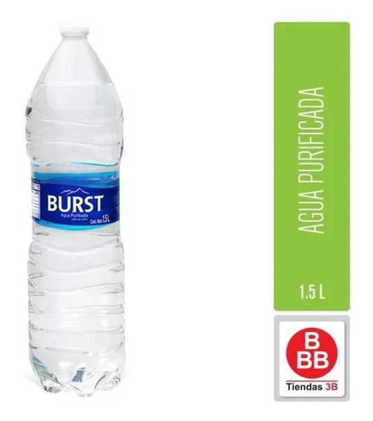 Oferta de Agua Natural Burst 1.5 Litros por $4.5
