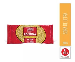 Oferta de Pasta Letra Fontina, 200 G por $6 en Tiendas 3B