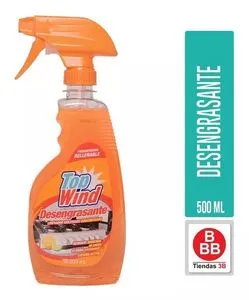 Oferta de Limpiador Desengrasante Botella Con Aspersor, Top Wind 500ml por $19.5 en Tiendas 3B