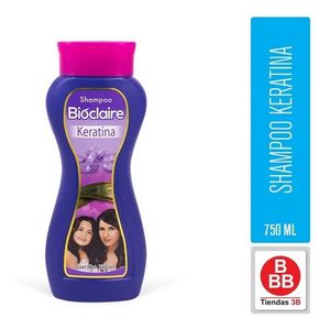 Oferta de Shampoo Keratina 750 Ml Bioclaire por $29 en Tiendas 3B