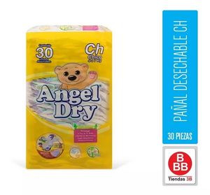 Oferta de Pañal Angel Dry Etapa 2 Chico 30 Pzas por $69 en Tiendas 3B