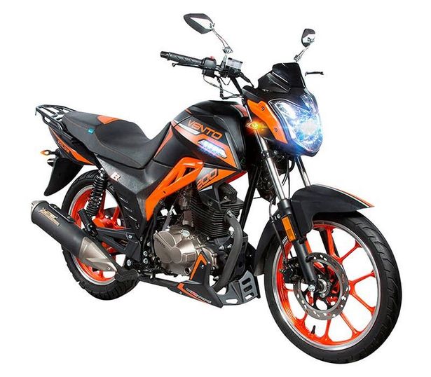 Oferta de Motocicleta Ciudad Vento CYCLONE negro/naranja 200CC por $32999