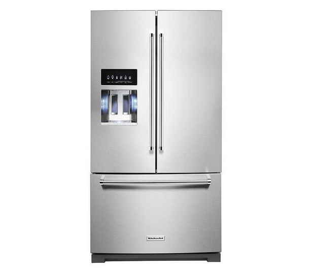Oferta de Refrigerador Frenchdoor Kitchenaid KRFF507HPS 27P 3 Ptas Ac. Inox. por $74399