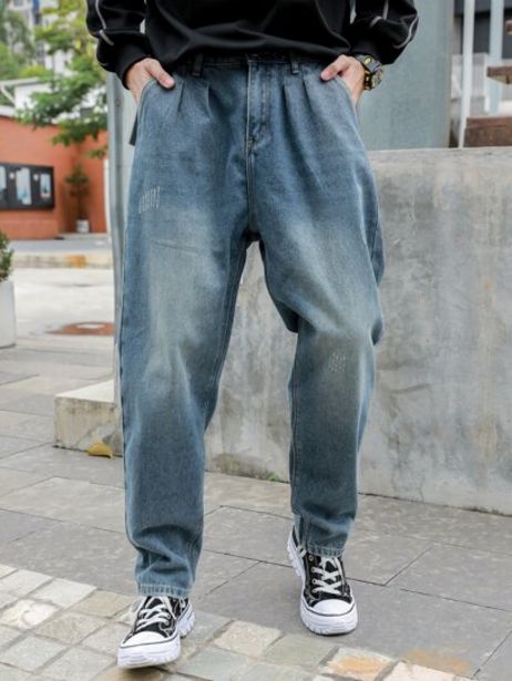 Oferta de Hombres Jeans rotos con lavado por $259