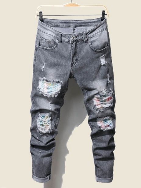 Oferta de Hombres Jeans rotos por $264