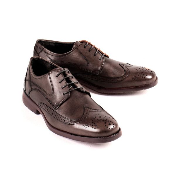 Oferta de Zapato para hombre de vestir tipo Blucher de Piel Mod. Rock CAFÉ 115202 por $1450 en Emyco