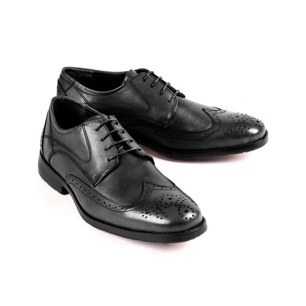 Oferta de Zapato para hombre de vestir tipo Blucher de Piel Mod. Rock NEGRO 115202 por $1450 en Emyco