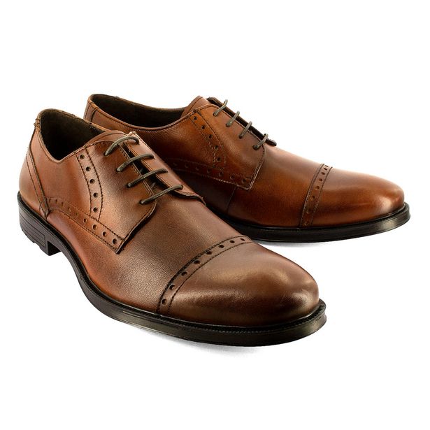 Oferta de Zapato para hombre de vestir tipo Blucher de Piel Mod. Loyds BRANDY 115303 por $1390 en Emyco
